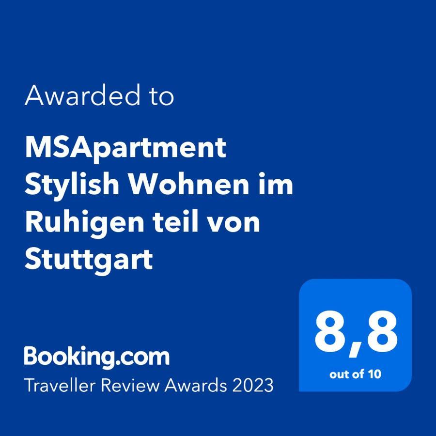 Msapartment Stylish Wohnen In 슈투트가르트 외부 사진